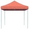 Pop-Up hopfällbart partytält 440x292x315 cm terrakotta vidaXL – miniatyr 4