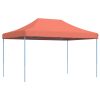 Pop-Up hopfällbart partytält 440x292x315 cm terrakotta vidaXL – miniatyr 5