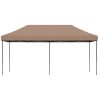 Pop-Up hopfällbart partytält 580x292x315 cm brun vidaXL – miniatyr 3