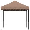 Pop-Up hopfällbart partytält 580x292x315 cm brun vidaXL – miniatyr 4