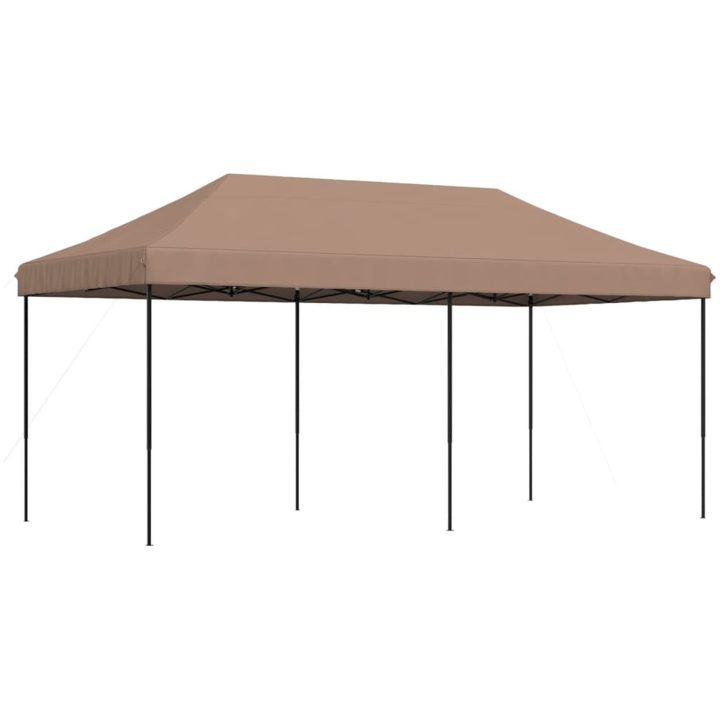 Pop-Up hopfällbart partytält 580x292x315 cm brun vidaXL – bild 5