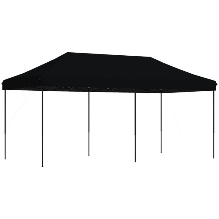 Pop-Up hopfällbart partytält 580x292x315 cm svart vidaXL – bild 2