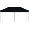 Pop-Up hopfällbart partytält 580x292x315 cm svart vidaXL – miniatyr 3