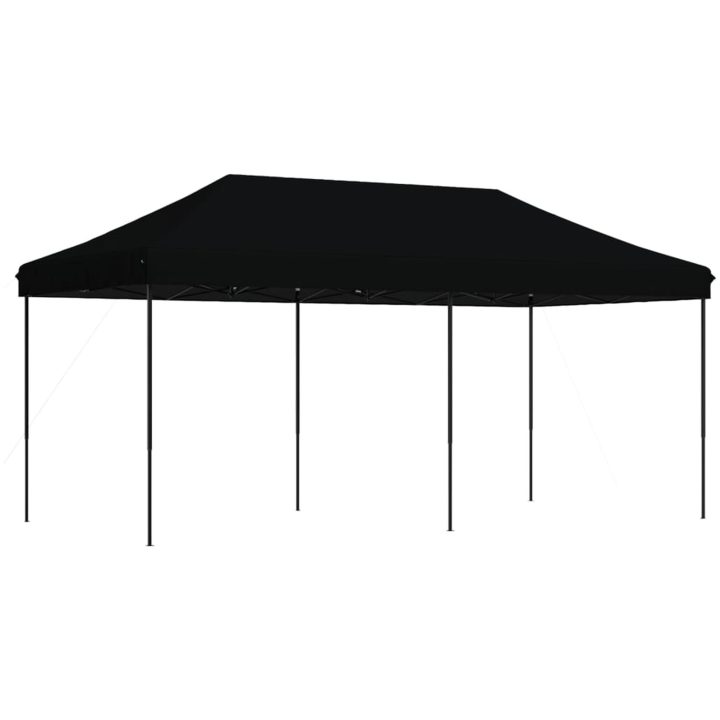Pop-Up hopfällbart partytält 580x292x315 cm svart vidaXL – bild 5