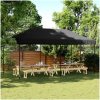Pop-Up hopfällbart partytält 580x292x315 cm svart vidaXL – miniatyr 1