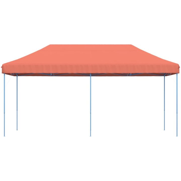 Pop-Up hopfällbart partytält 580x292x315 cm terrakotta vidaXL – bild 3