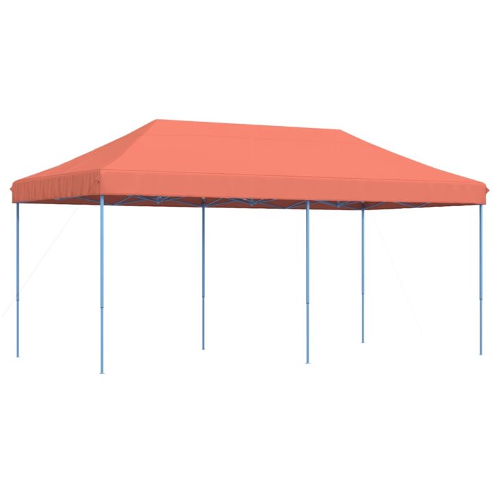 Pop-Up hopfällbart partytält 580x292x315 cm terrakotta vidaXL – bild 5