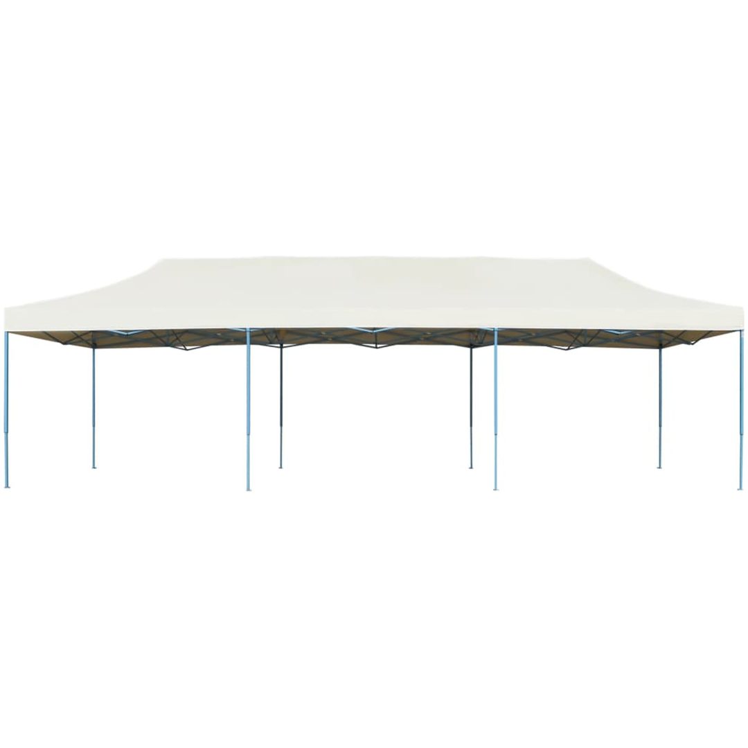 Pop-Up hopfällbart partytält gräddvit 3x9 m vidaXL – bild 2