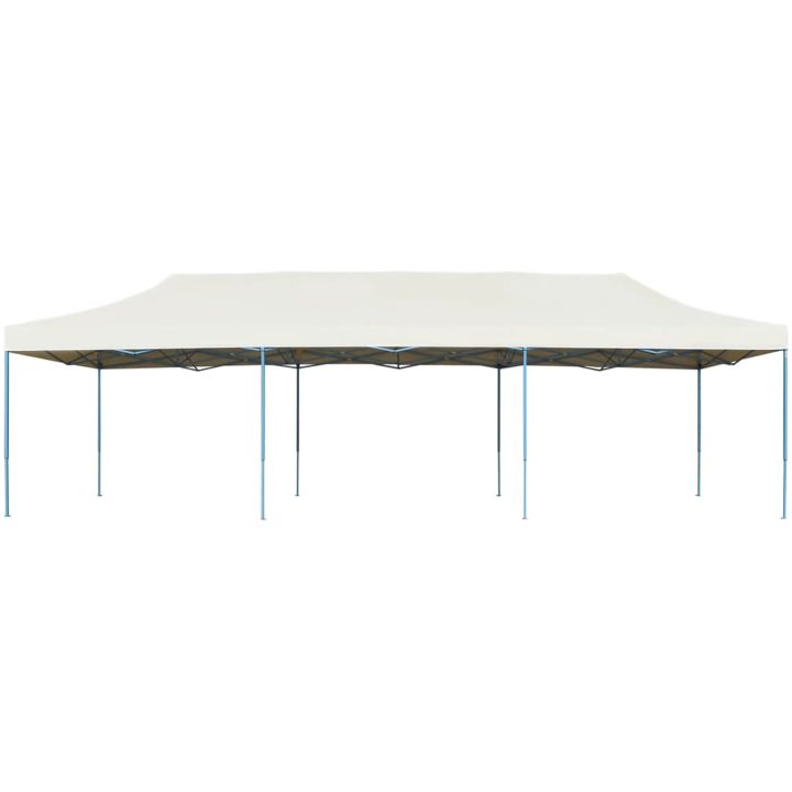 Pop-Up hopfällbart partytält gräddvit 3x9 m vidaXL – bild 2