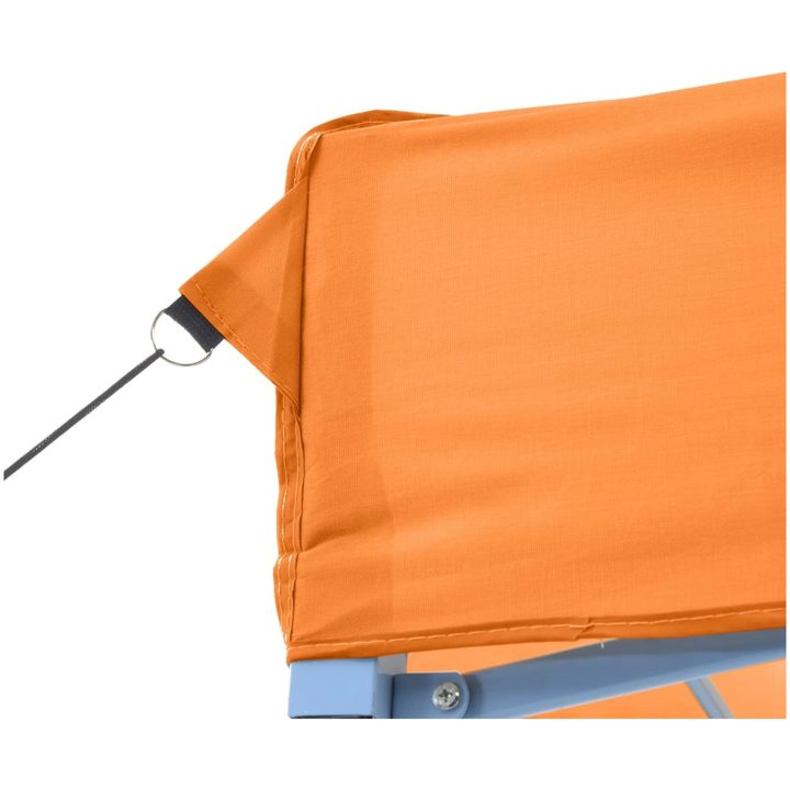 Pop-Up hopfällbart partytält med 4 sidoväggar ORANGE vidaXL – bild 8