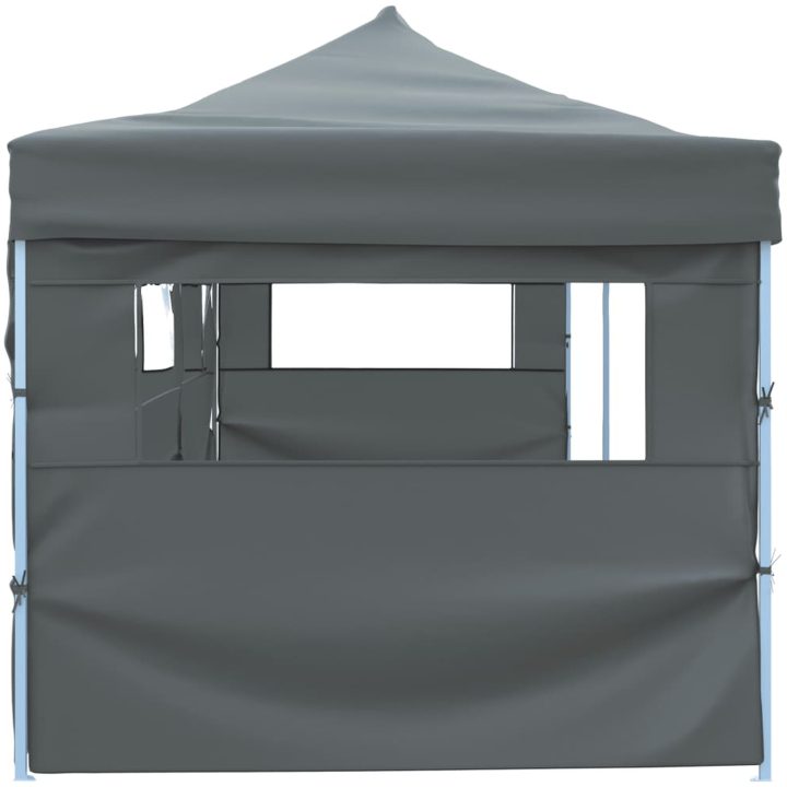 Pop-Up hopfällbart partytält med 5 sidoväggar 3x9 m antracit vidaXL – bild 3