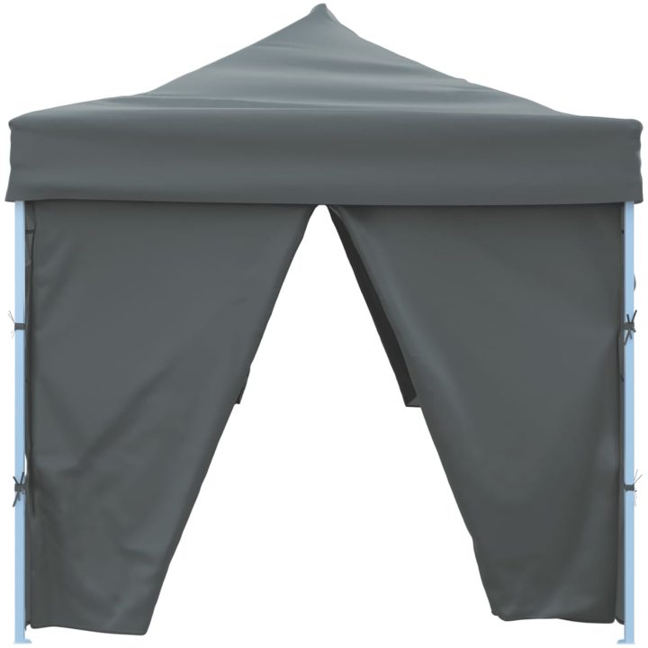 Pop-Up hopfällbart partytält med 8 sidoväggar 3x9 m antracit vidaXL – bild 5