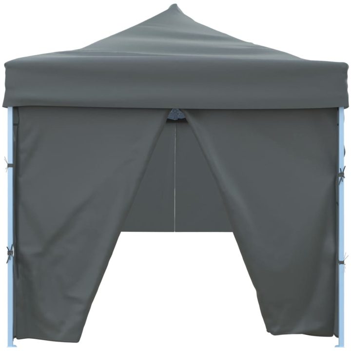 Pop-Up hopfällbart partytält med 8 sidoväggar 3x9 m antracit vidaXL – bild 6