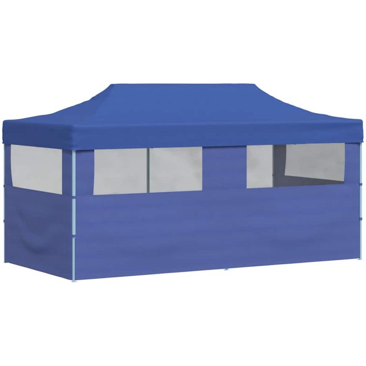 Pop-up partytält hopfällbart 3 x 6 m blå vidaXL – bild 7