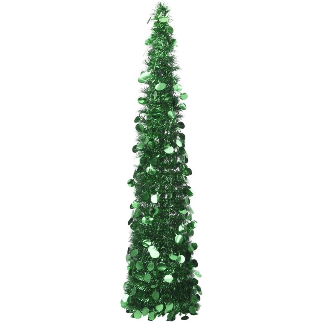 Pop-up plastgran grön 150 cm PET vidaXL 150 x 33 cm