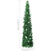Pop-up plastgran grön 180 cm PET vidaXL 180 x 45 cm – miniatyr 5