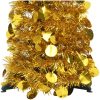 Pop-up plastgran guld 180 cm PET vidaXL 180 x 45 cm – miniatyr 2