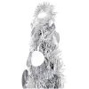 Pop-up plastgran silver 120 cm PET vidaXL 120 x 25 cm – miniatyr 3