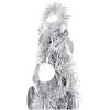 Pop-up plastgran silver 150 cm PET vidaXL 150 x 33 cm – miniatyr 2