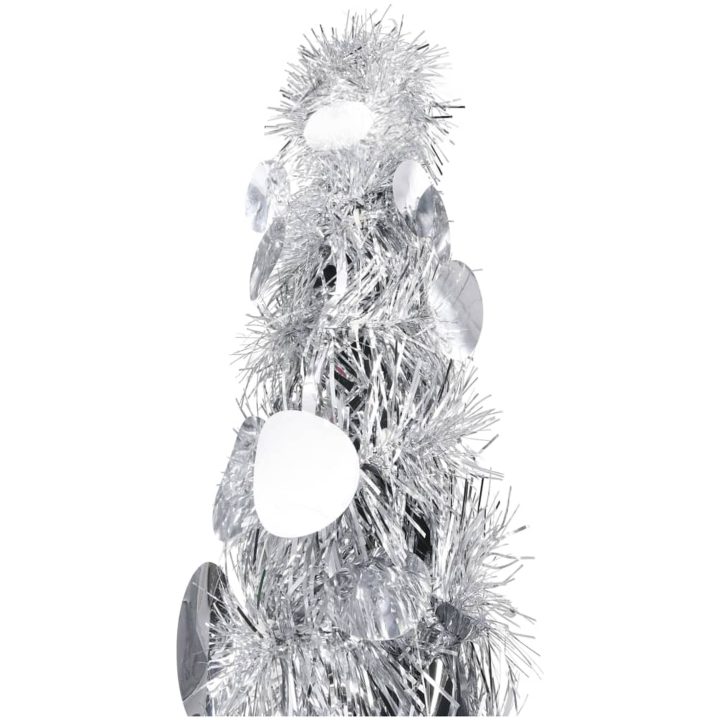Pop-up plastgran silver 150 cm PET vidaXL 150 x 33 cm – bild 2