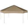 Pop-Up tält sexkantigt med sidoväggar 3,6x3,1 m taupe 220g/m² vidaXL – miniatyr 4