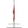 Portabelt baseballnät svart och röd 183x105x183 cm polyester vidaXL – miniatyr 4
