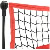 Portabelt baseballnät svart och röd 183x105x183 cm polyester vidaXL – miniatyr 5