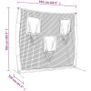 Portabelt baseballnät svart och röd 183x105x183 cm polyester vidaXL – miniatyr 8
