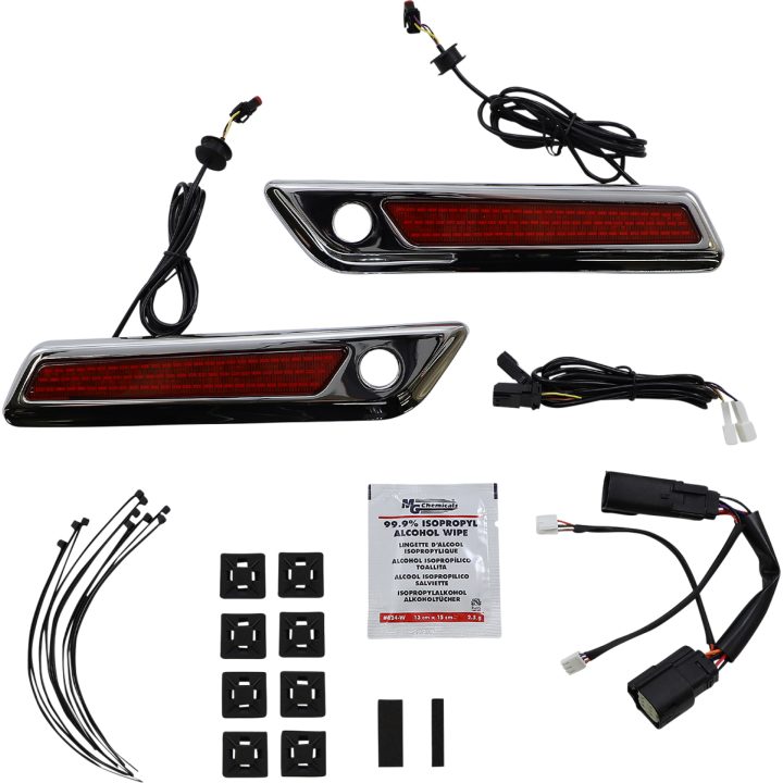 Positionsljus Led Boltz Amber/Vit/Polerad CUSTOM DYNAMICS – bild 2