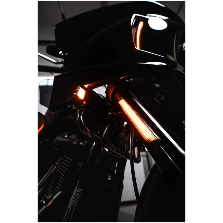 Positionsljus Led Boltz Amber/Vit/Polerad CUSTOM DYNAMICS – bild 5