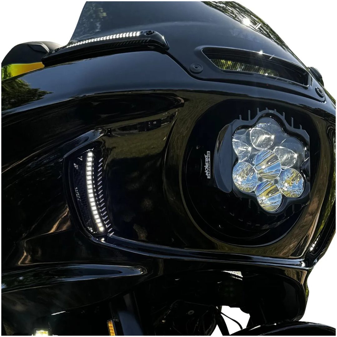 Positionsljus Led Boltz Amber/Vit/Polerad CUSTOM DYNAMICS – bild 7