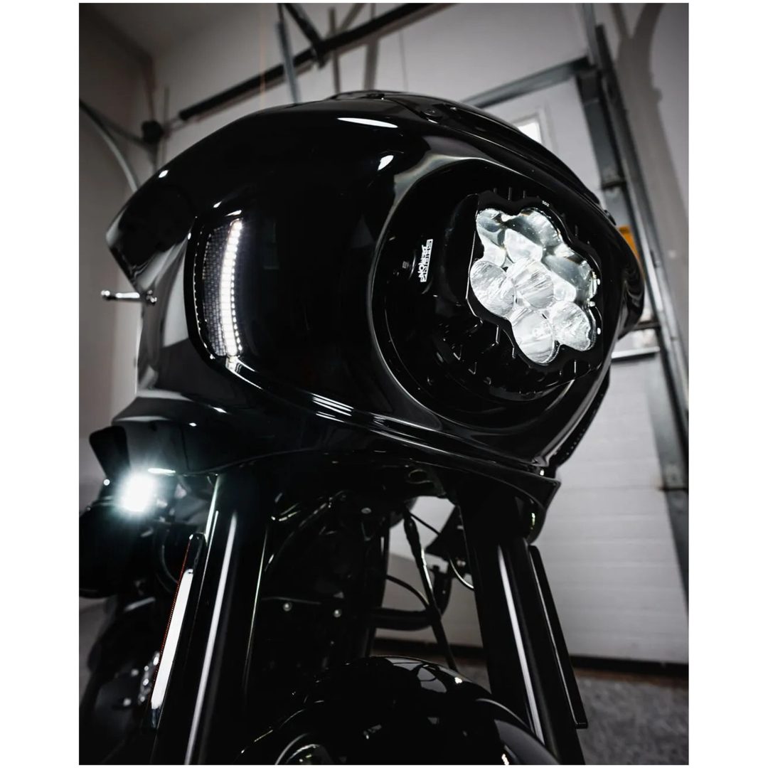 Positionsljus Led Boltz Amber/Vit/Polerad CUSTOM DYNAMICS – bild 9