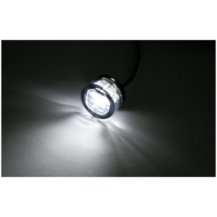 Positionsljus Micro Pin LED Rökfärgad E-märkt HIGHSIDER – bild 2