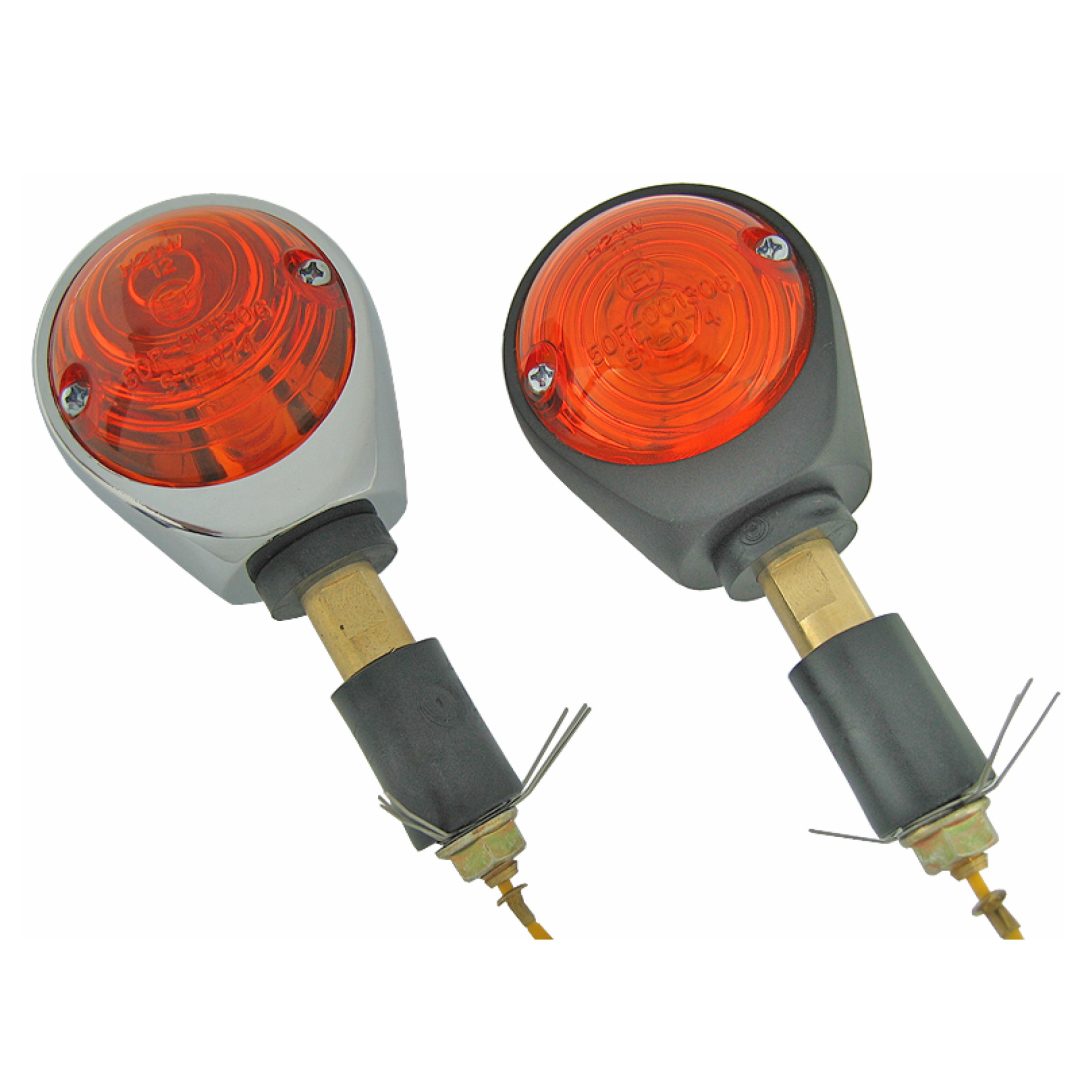 Positionslykta Universal Amber/Krom K&S Technologies Blinkers