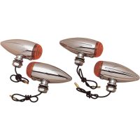 Positionslyktor Chrome Orange/Krom DRAG SPECIALTIES