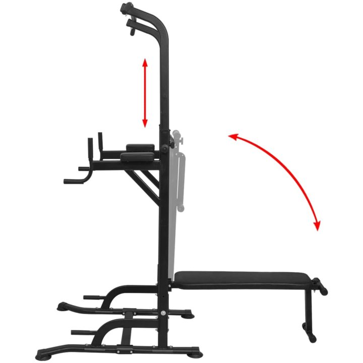 Power Tower med situp-bänk vidaXL – bild 3