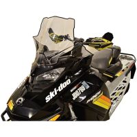Powermadd Vindruta Ski-Doo Gen4 Medelhög 20" Klar/Svart grafik