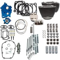 PowerPak WaterCool 4.25"Bore 4.5"Stroke M8 Blk w/Highlites