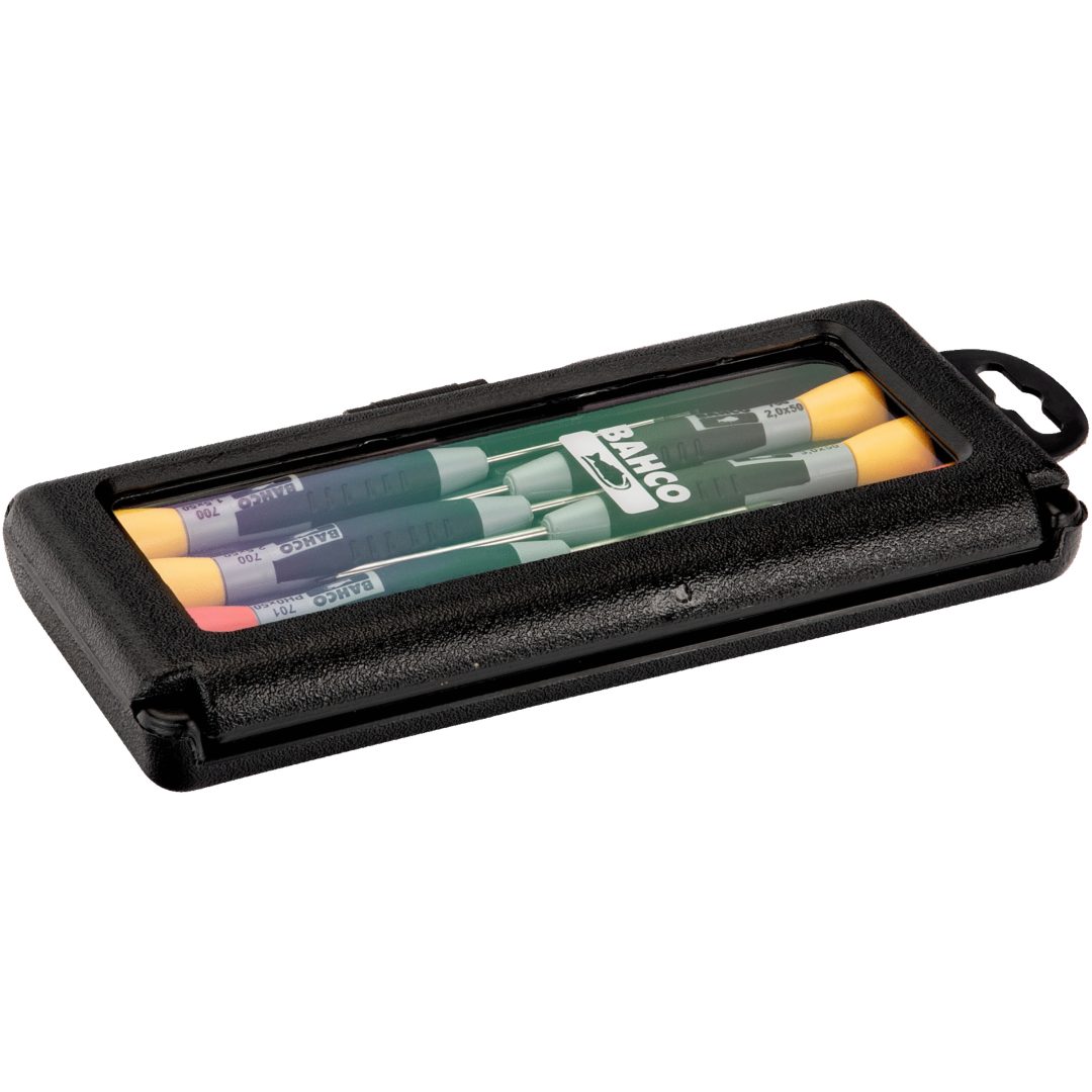 Precisionskruvmejselsats BAHCO 6 Delar SP1.5-SP3/PH0-PH1 – bild 3