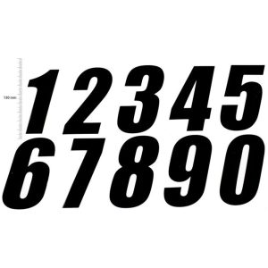 Pro Digits 130mm Black '3' (3pcs) TMV