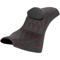 Pro Series SDC Performance Seat - w/o Backrest - Red Stitch - Gripper
