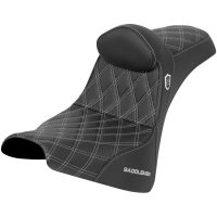 Pro Series SDC Performance Seat - w/o Backrest - Silver Stitch - Gripper