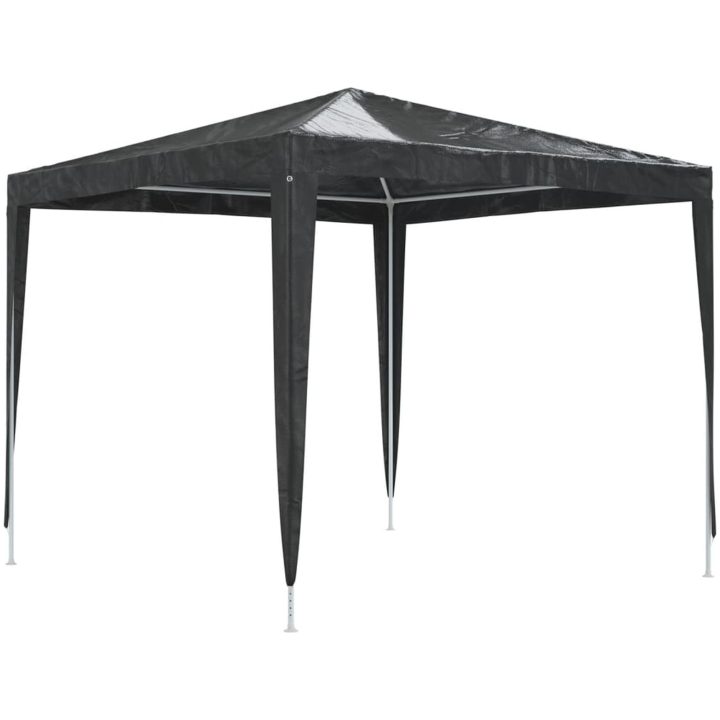 Professionellt partytält antracit 90 g/m² vidaXL 2.5 x 2.5 m – bild 2