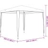 Professionellt partytält antracit 90 g/m² vidaXL 2.5 x 2.5 m – miniatyr 8