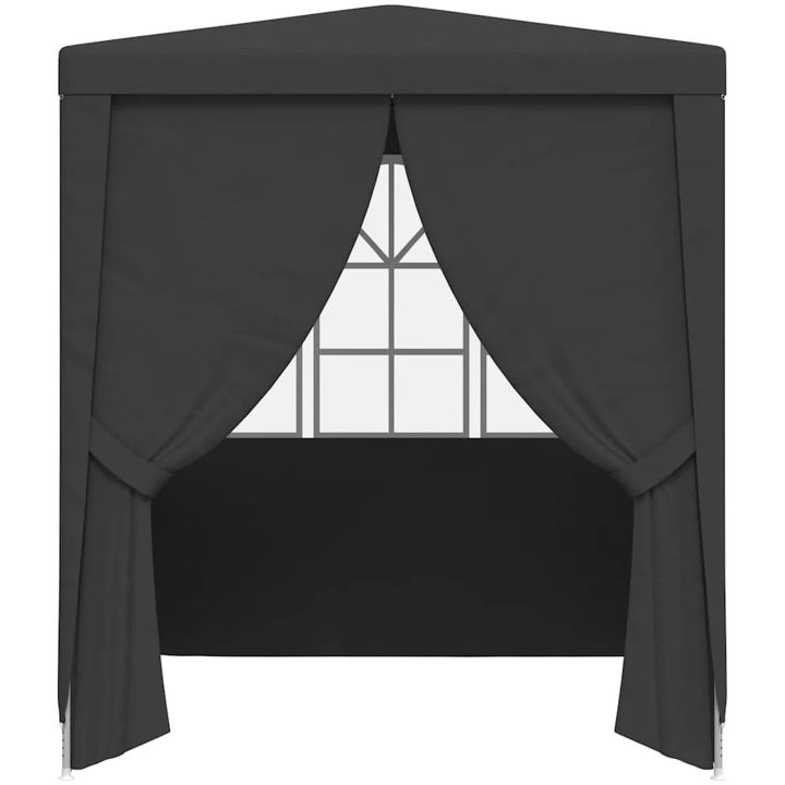 Professionellt partytält med väggar antracit 90 g/m² vidaXL 2.5 x 2.5 m – bild 4