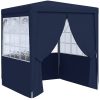 Professionellt partytält med väggar blå 90 g/m² vidaXL 2.5 x 2.5 m – miniatyr 2