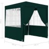 Professionellt partytält med väggar grön 90 g/m² vidaXL 2 x 2 m – miniatyr 9