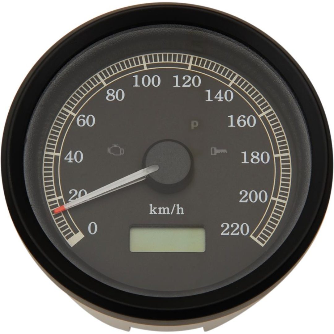 Programmerbar Elektronisk Hastighetsmätare 3-3/8" DRAG SPECIALTIES SPEEDOMETER PROG 3.37 KPH