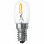 Filament LED-lampa, Päron, Klar, 0,5W, E27, 230V, MB MALMBERGS