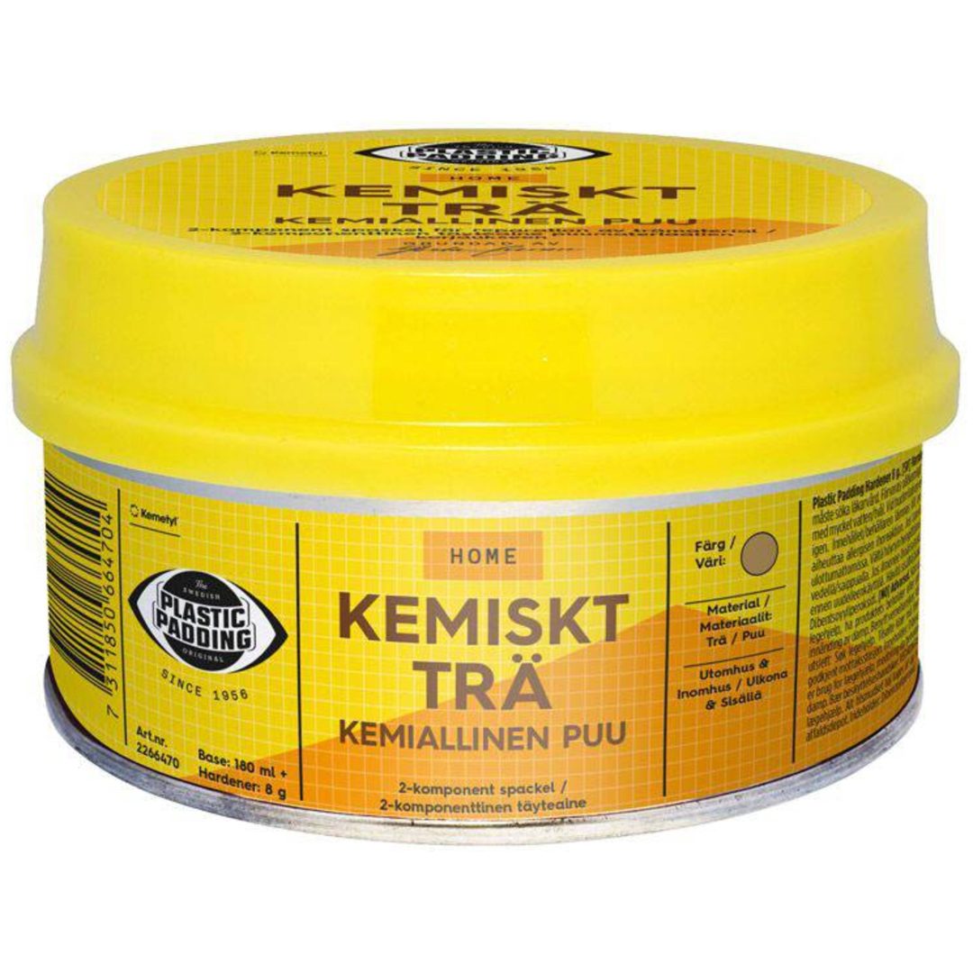PTX PP Spackel kemiskt trä 180 ml/460 ml SPACKEL KEMISKT TRÄ 180ML